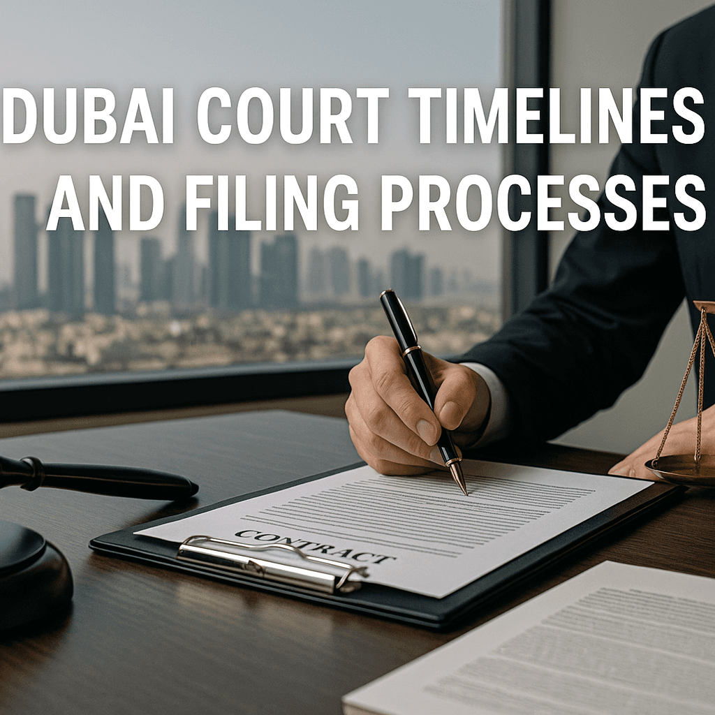 Understanding Dubai Court Timelines and Filing Processes