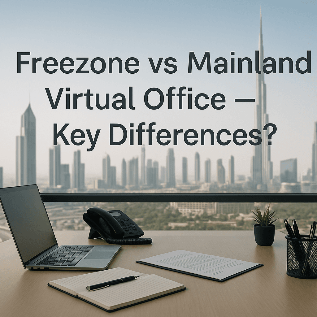 Freezone vs Mainland Virtual Office — Key Differences