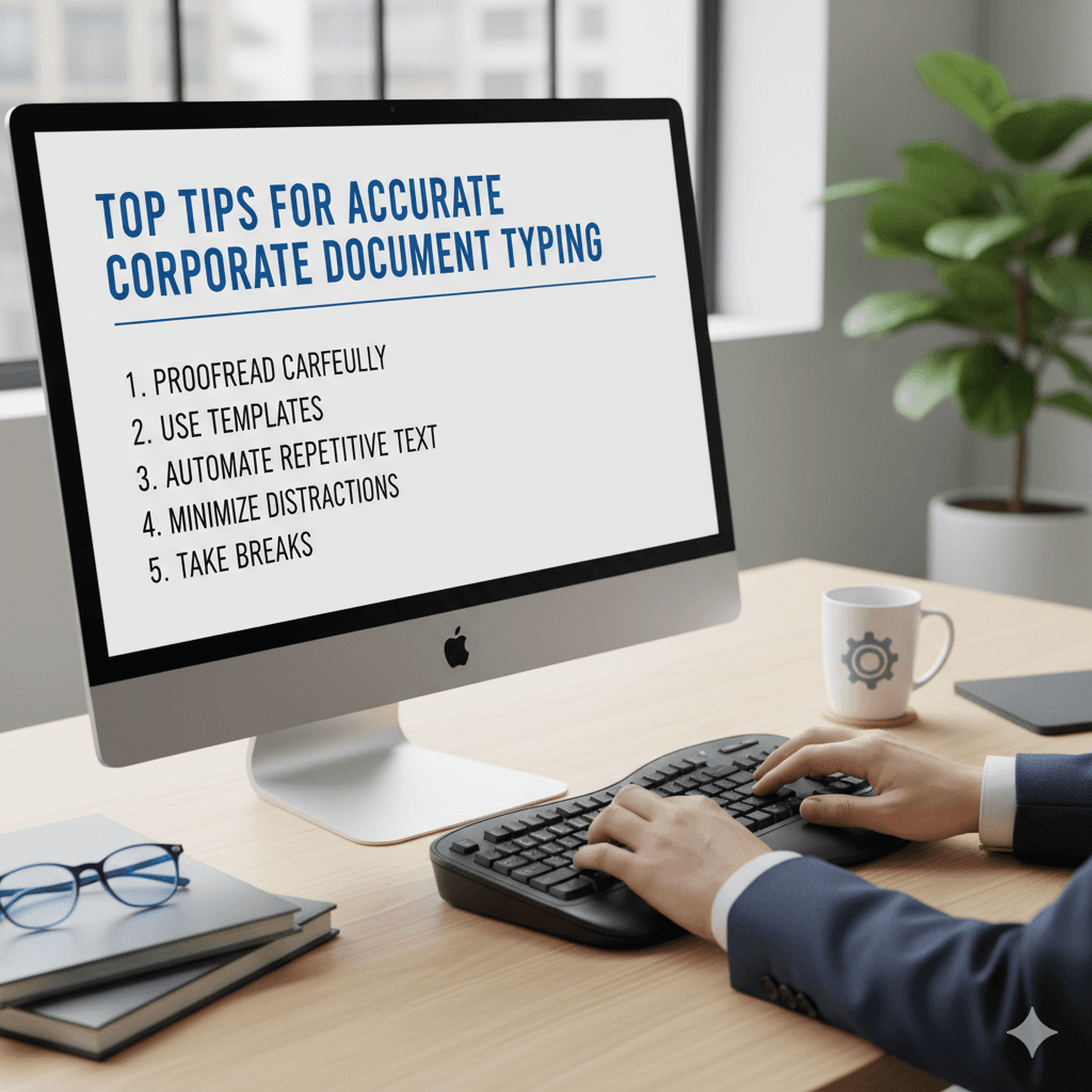 Top Tips for Accurate Corporate Document Typing